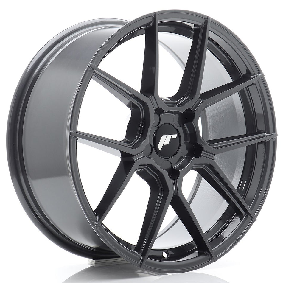 Llanta Japan Racing JR-30 18x8,5" 5 tornillos a medida ET20-45 gris hyper