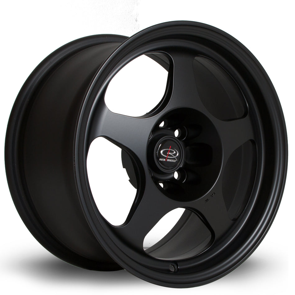 Rota Slipstream 15x8" 4x108 ET25, Flat Black