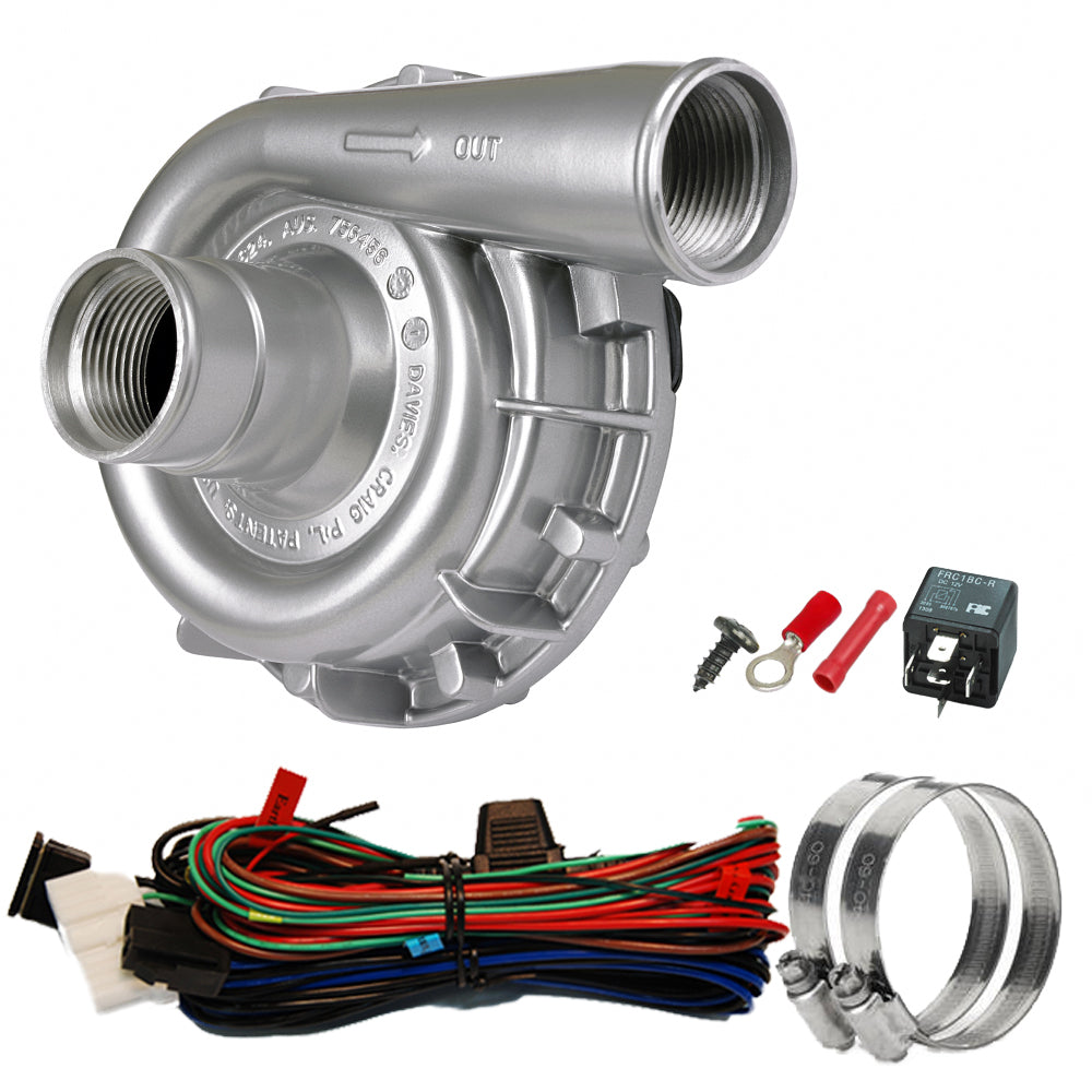 Bomba de agua eléctrica Davies Craig EWP115 aluminio kit completo 12 V