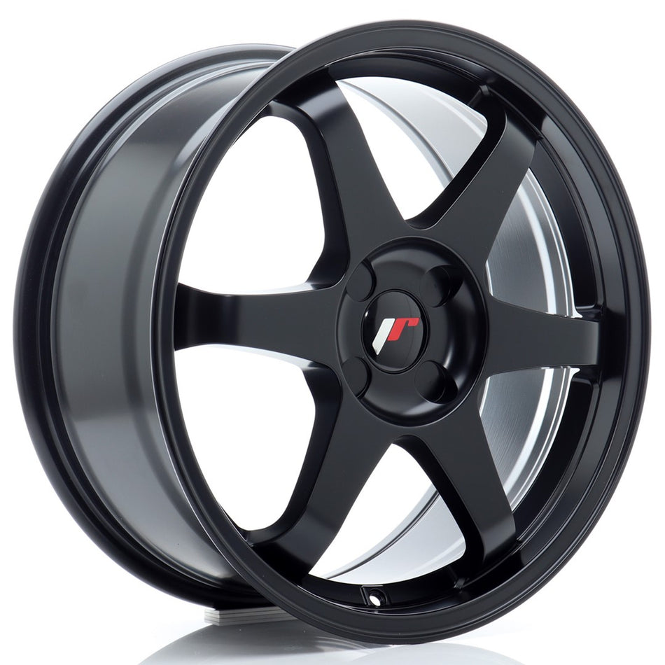 Japan Racing JR-3 18x8" (4 hole custom PCD) ET20-45, Flat Black