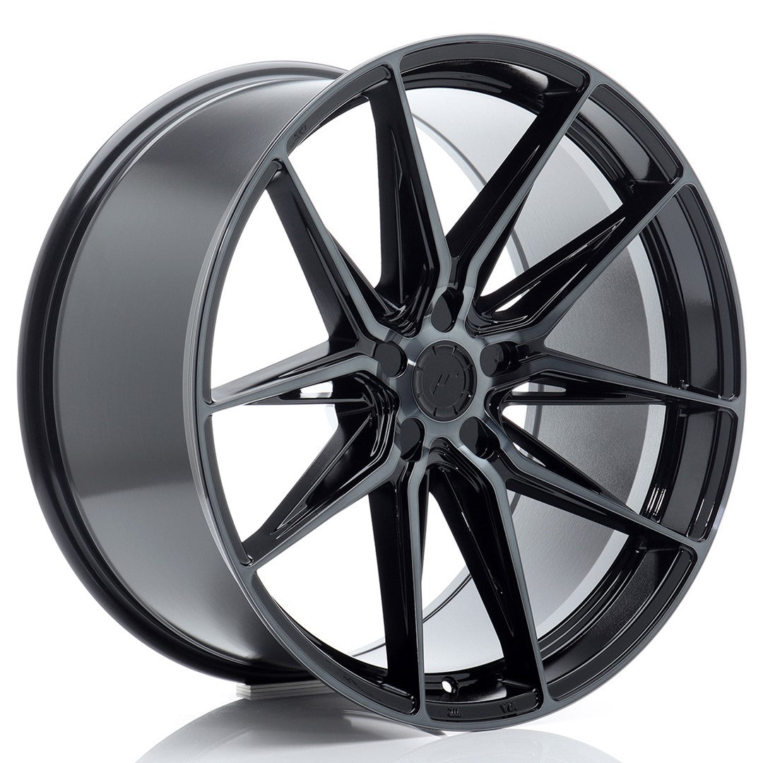 Llanta Japan Racing JR-44 21x11" 5 tornillos a medida ET11-46 negro brillo / frontal tintado