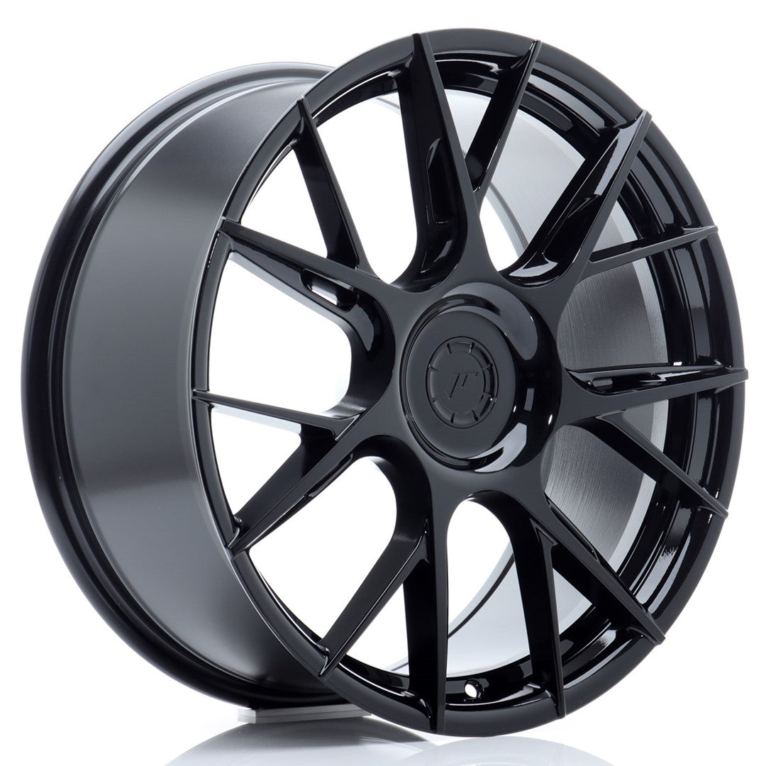 Llanta Japan Racing JR-42 19x8,5" 5 tornillos a medida ET25-45 negro brillo