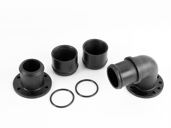 Adaptador de brida Davies Craig a espiga recta de 19 mm, aluminio