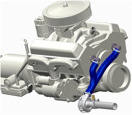 Adaptador de bloque Davies Craig para Chevrolet Big Block