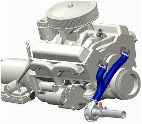 Adaptador de bloque Davies Craig para Chevrolet Big Block