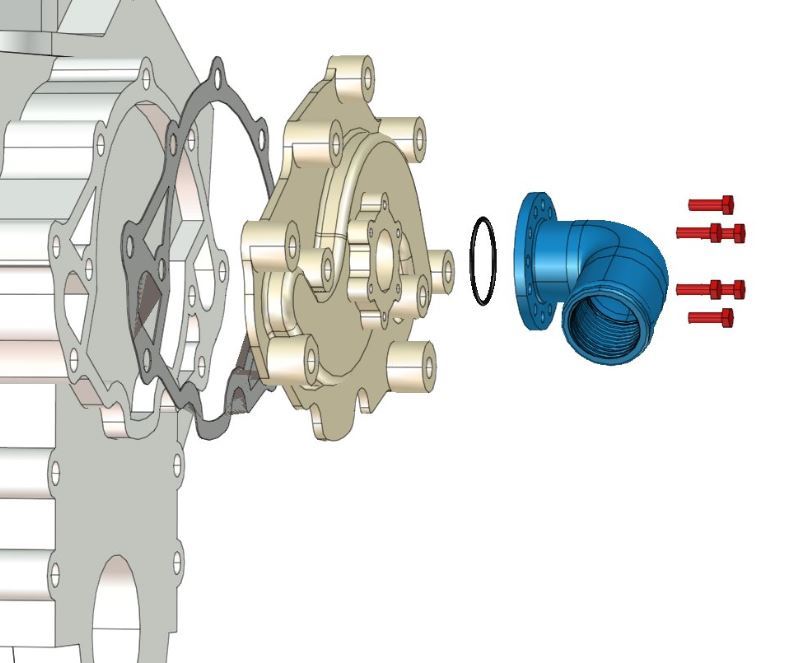 Adaptador de bloque Davies Craig para Ford Windsor anteriores a 1994