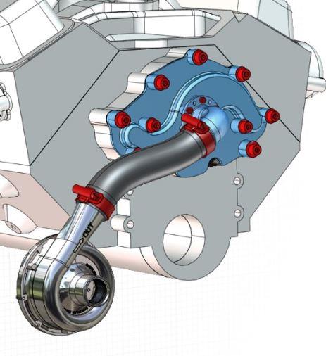 Adaptador de bloque Davies Craig para Ford Windsor anteriores a 1994