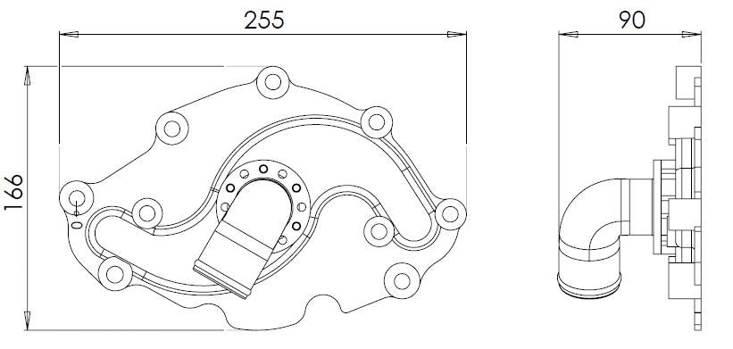 Adaptador de bloque Davies Craig para Ford Windsor anteriores a 1994