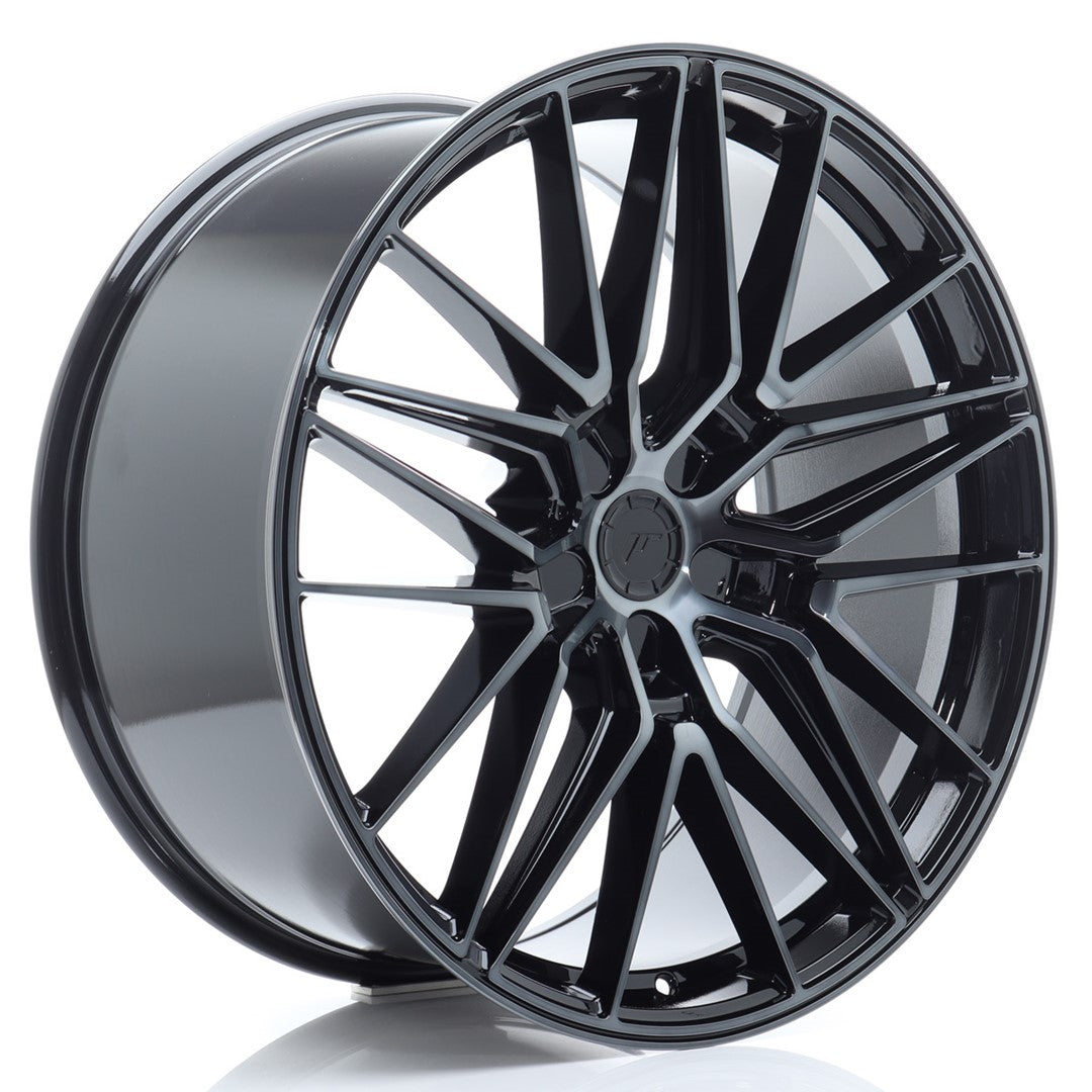 Llanta Japan Racing JR-38 22x9,5" 5 tornillos a medida ET0-35 negro mate y brillo