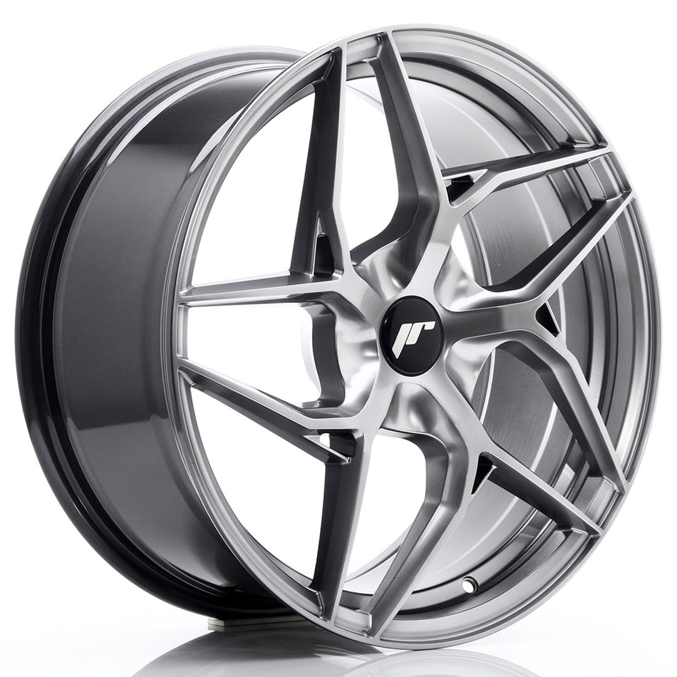 Japan Racing JR-35 19x8.5" (5 hole custom PCD) ET20-45, Hyper Black