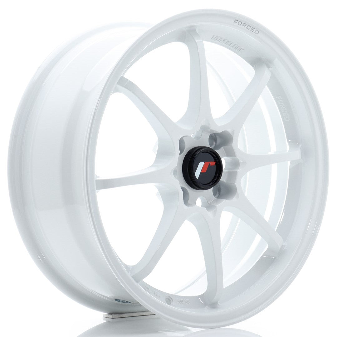 Llanta Japan Racing JR-5 17x7" 4x108 ET25 blanco