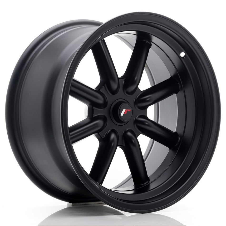 Japan Racing JR-19 17x9" (4 & 5 hole custom PCD) ET-25, Flat Black
