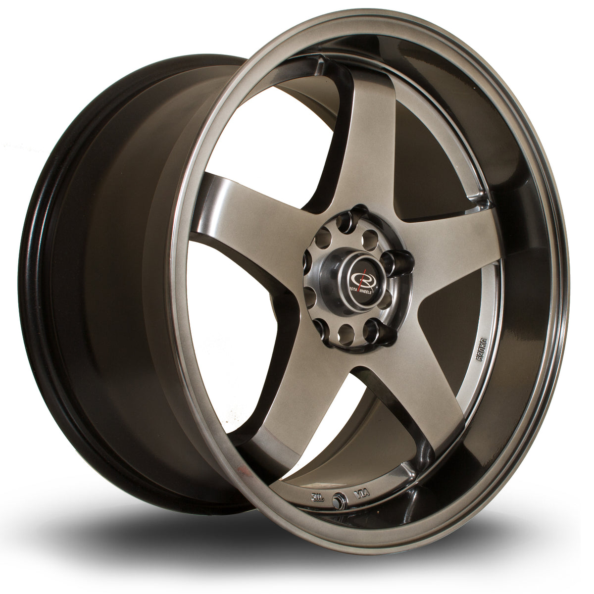 Llanta Rota GTR-D 18x10" 5x114.3 ET12 negro hyper