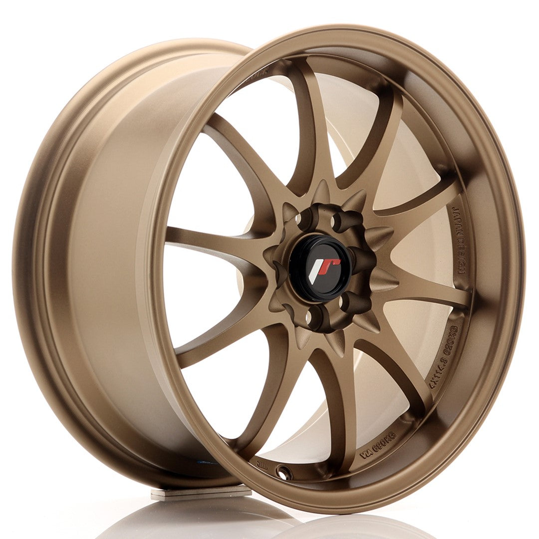 Llanta Japan Racing JR-5 17x8,5" 4x100/4x114.3 ET35 bronce anodizado oscuro