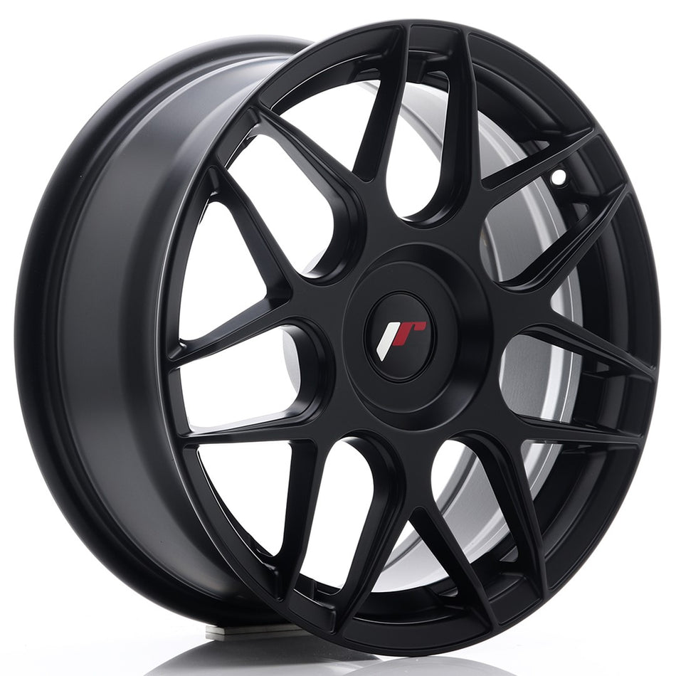 Japan Racing JR-18 17x7" (4 & 5 hole custom PCD) ET20-40, Flat Black