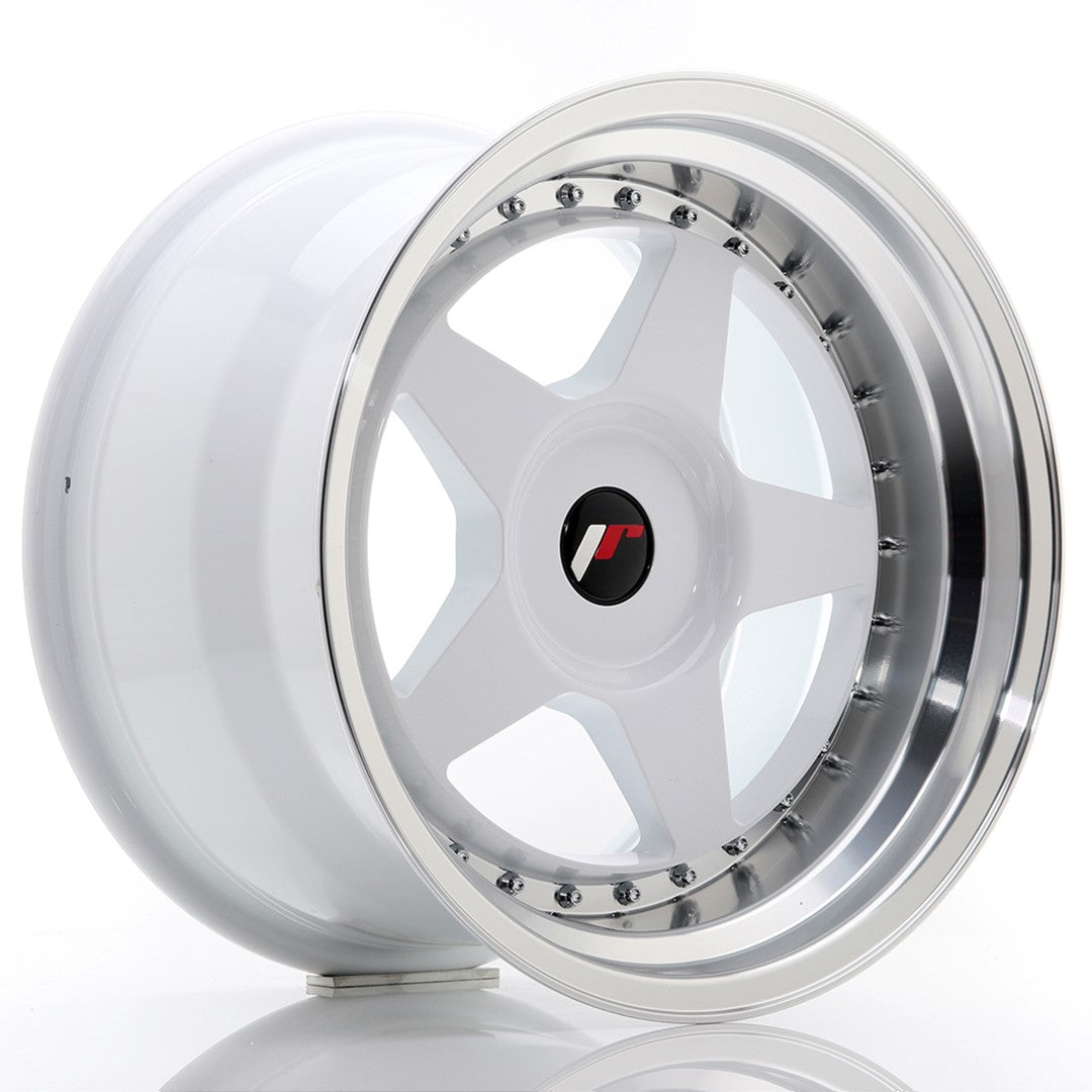 Llanta Japan Racing JR-6 17x10" a medida ET20 blanco
