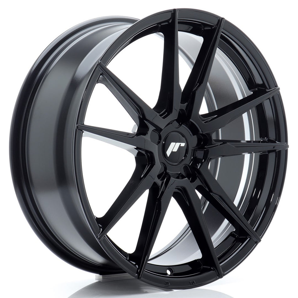 Japan Racing JR-21 20x8" (5 hole custom PCD) ET20-40, Gloss Black