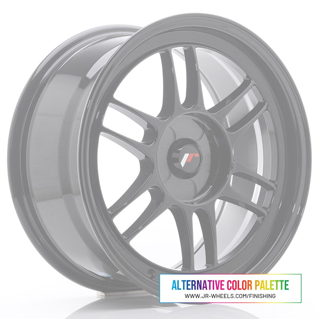 Llanta Japan Racing JR-7 17x8" 5 tornillos a medida ET35 acabado personalizado