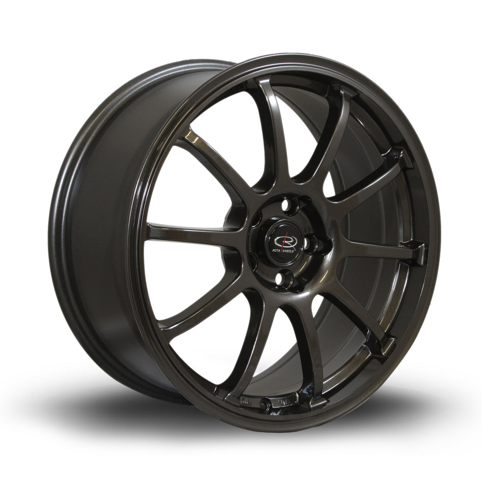 Rota Force 17x7.5" 5x100 ET48, Gunmetal