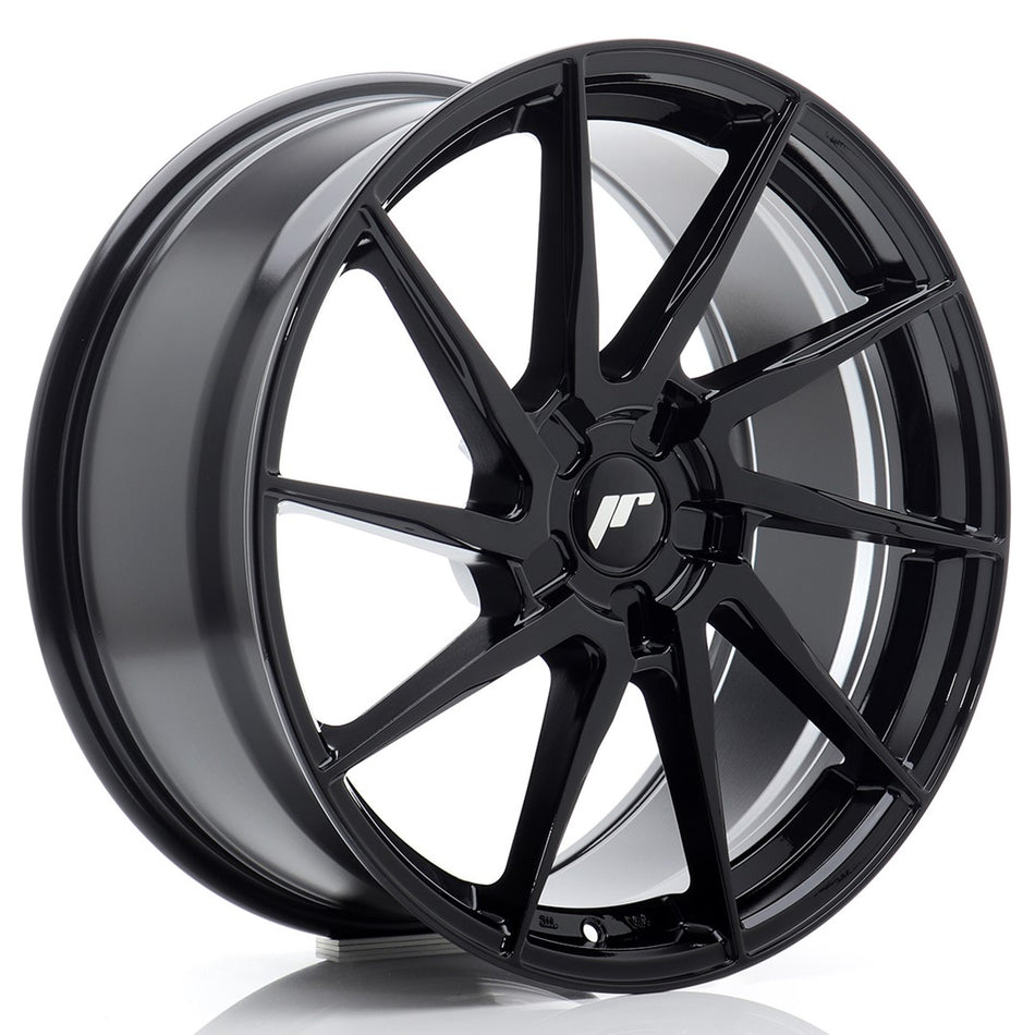 Japan Racing JR-36 19x8" (5 hole custom PCD) ET20-40, Gloss Black