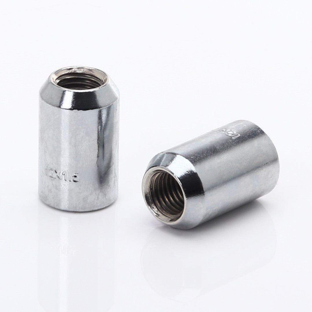 Tuercas de rueda de llave interior M12x1.25 en cromado (20 unidades)