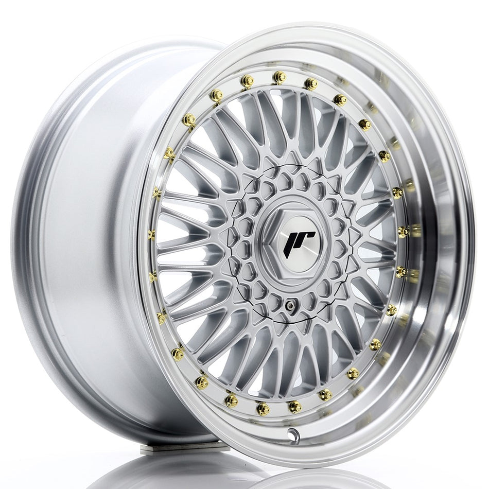 Japan Racing JR-9 17x8.5" (4 & 5 hole custom PCD) ET20-35, Silver