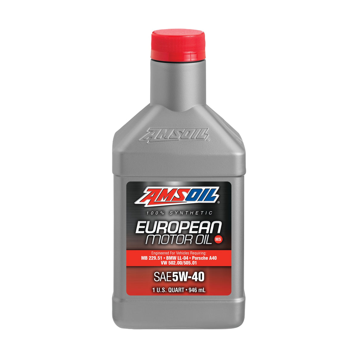 AMSOIL European Series 5W-40 MS 0,946 L para MB 229.51 y VW 502.00/505.01