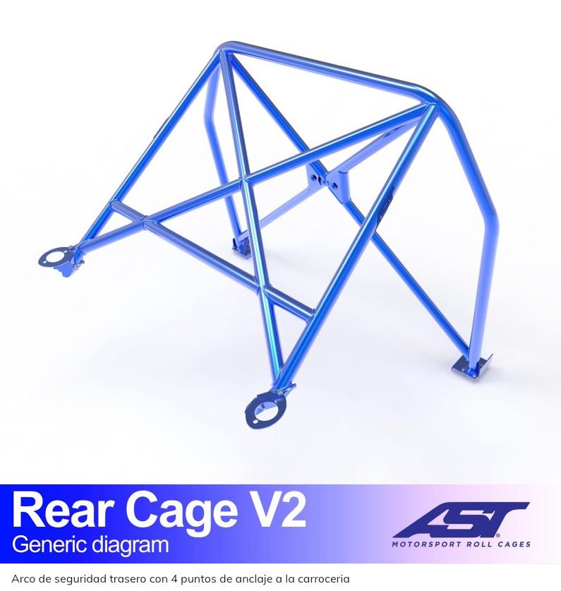 AST ARCO TRASERO VOLKSWAGEN GOLF (MK5) 3-DOOR HATCHBACK FWD REAR CAGE V2