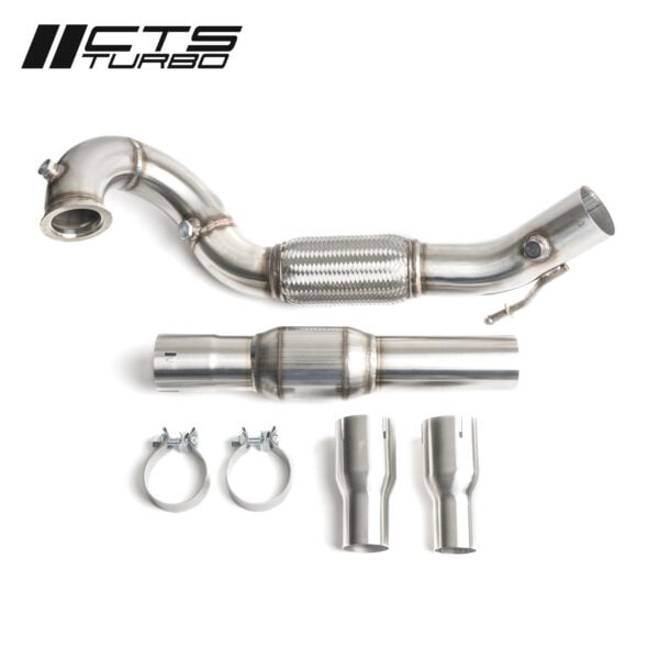 CTS Turbo MK6/MK7 Jetta 1.4T/1.5T, MK7 Golf 1.4TSI/1.5TSI 3'' Downpipe with HIGH-FLOW CAT for EA211 engines