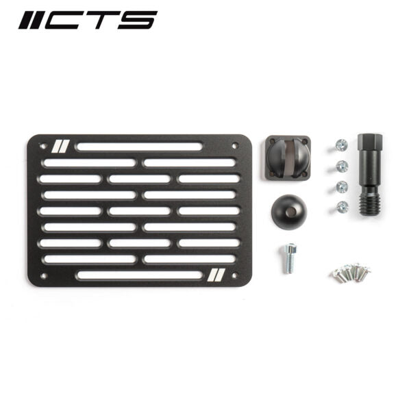 Soporte de matrícula en el gancho de remolque CTS Turbo Audi A4, S4 y RS4 B9