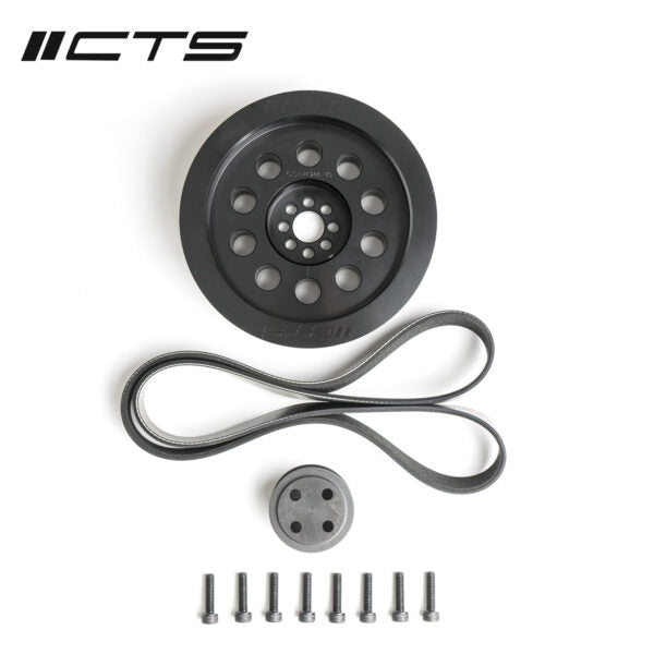 CTS TURBO 3.0T V6 DUAL PULLEY UPGRADE KIT (BOLT-ON, 187MM)