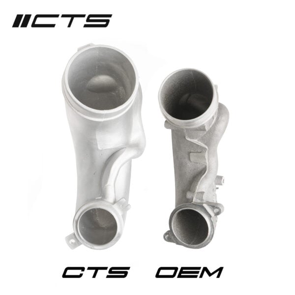 Tubo de entrada de turbo 4" de aluminio fundido CTS Turbo Audi RS3 8V.2 y TT RS 8S