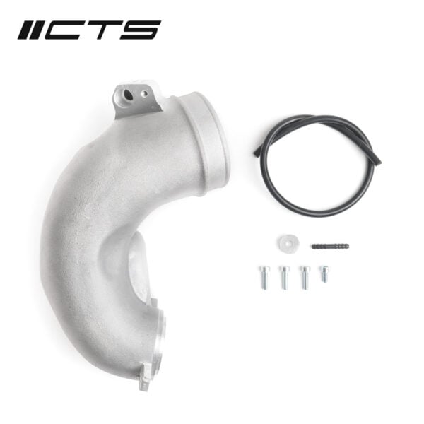 Tubo de entrada de turbo 4" de aluminio fundido CTS Turbo Audi RS3 8V.2 y TT RS 8S
