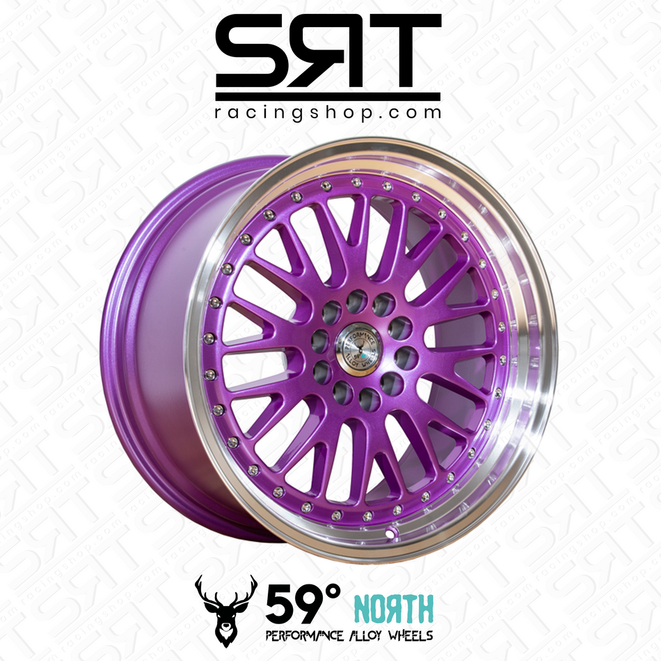 Llanta 59°North D-003 18x9,5" 5x114.3/120 ET20 morado