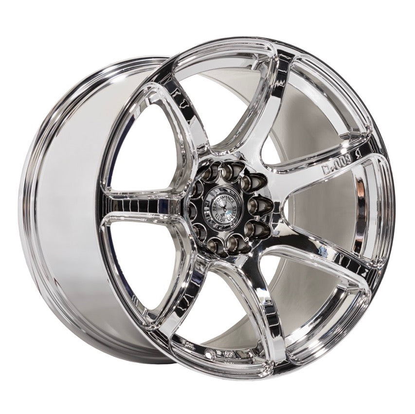59°North D-009 18x9.5" 5x114.3/120 ET22, Full Chrome
