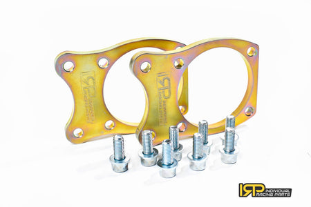 Rear drum trailing arms adapters for disc brakes BMW E36/5