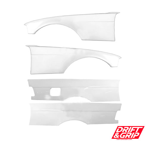 Kit aletas delanteras y traseras BMW E36 coupé tipo Felony (L+R) fibra