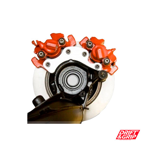 Adaptador doble pinza E30 E36 compact con discos