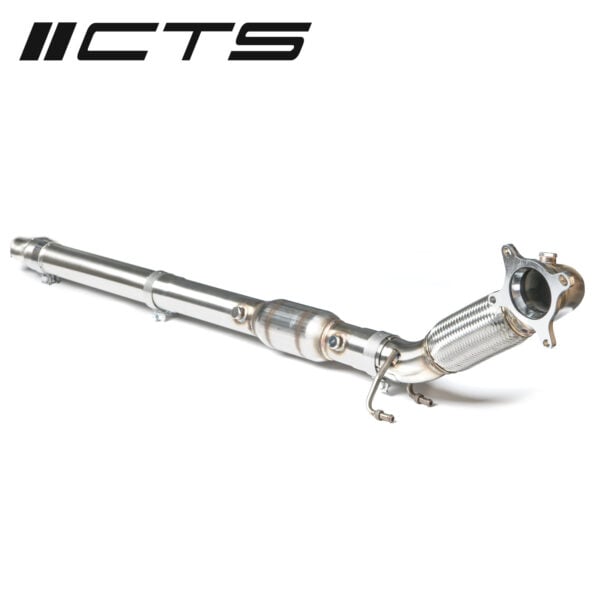 CTS TURBO VAG 2.0T FWD DOWNPIPE W/ HIGH-FLOW CAT (MK5, MK6, 8P, TT)