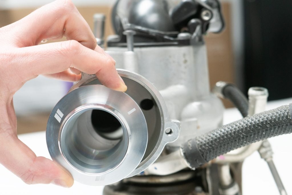 Eliminador del silenciador de salida del turbo CTS Turbo 2.0 TFSI