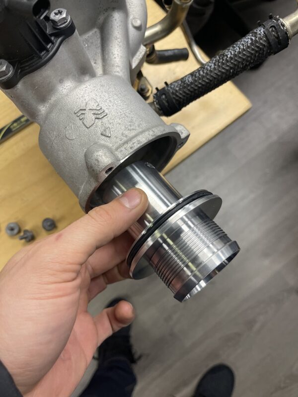 Eliminador del silenciador de salida del turbo CTS Turbo 2.0 TFSI