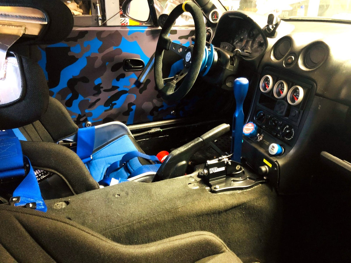 Short shifter BMW V3 to fit Mazda MX-5 NA/NB transmission tunnel