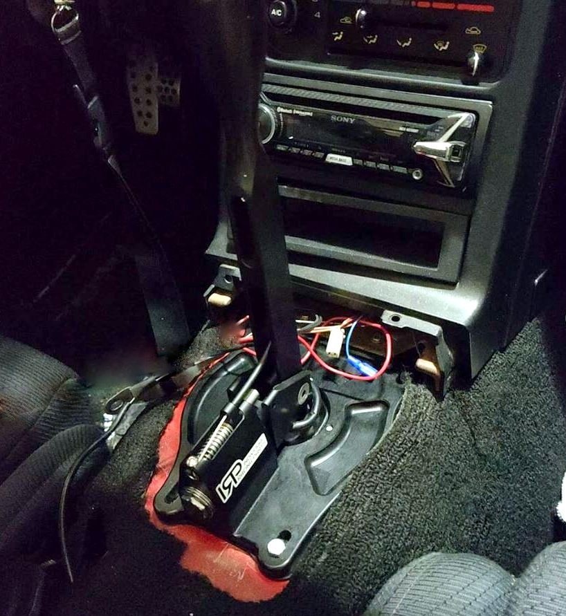 Short shifter BMW V3 to fit Mazda MX-5 NA/NB transmission tunnel