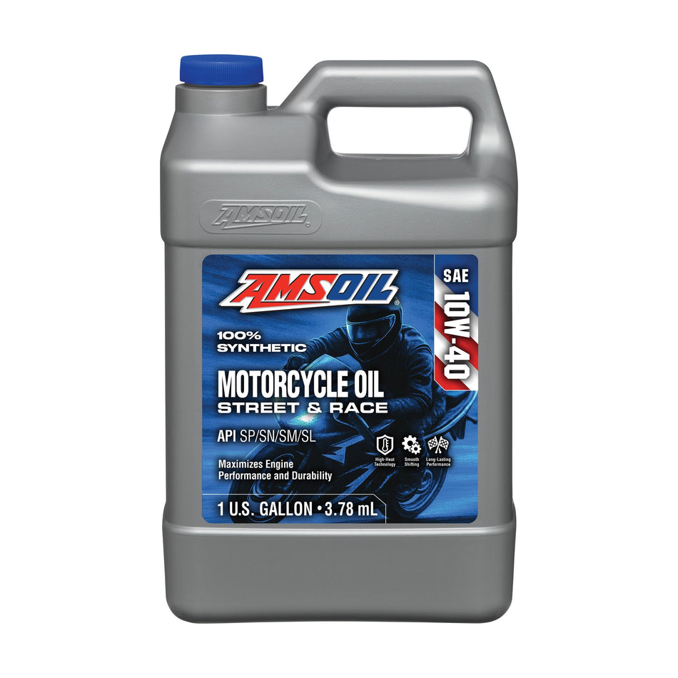 AMSOIL 10W-40 para moto japonesa 3,785 L