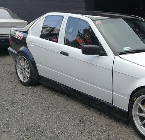 Juego de 4 puertas para BMW E36 berlina - fibra