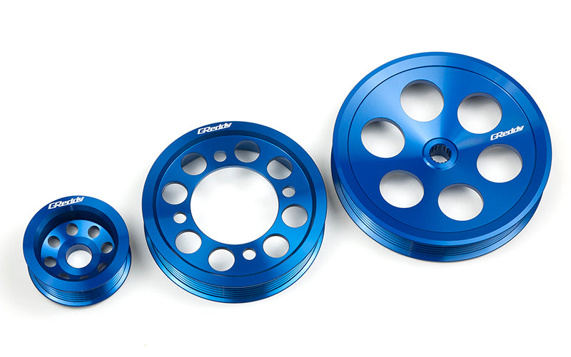 Kit de poleas de aluminio GReddy para Toyota JZA80 / JZS161 / JZZ30