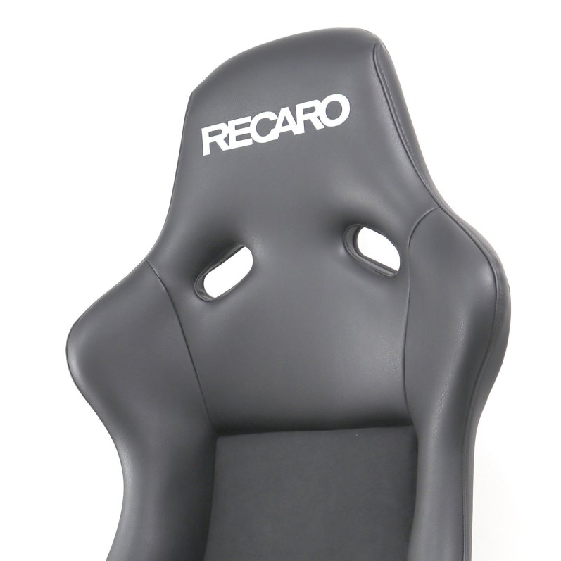 Asiento Recaro (TUV) pole position - piel artificial negro/dinamica negro piloto y copiloto