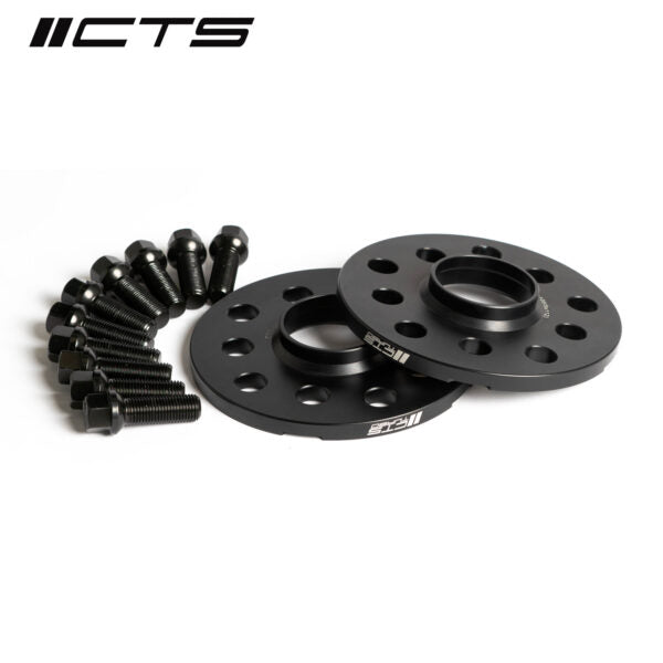 Separadores de rueda CTS Turbo 10 mm 5x100 y 5x112 buje 57,1 mm VW y Audi (pareja)