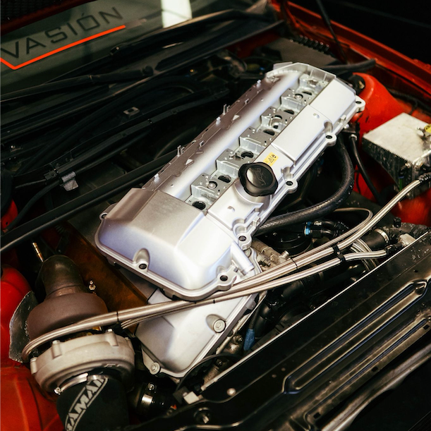 TAPA DE BALANCINES EN ALUMINIO E30 E36 E39 M50 M52 VANOS SERIE 3 SERIE 5