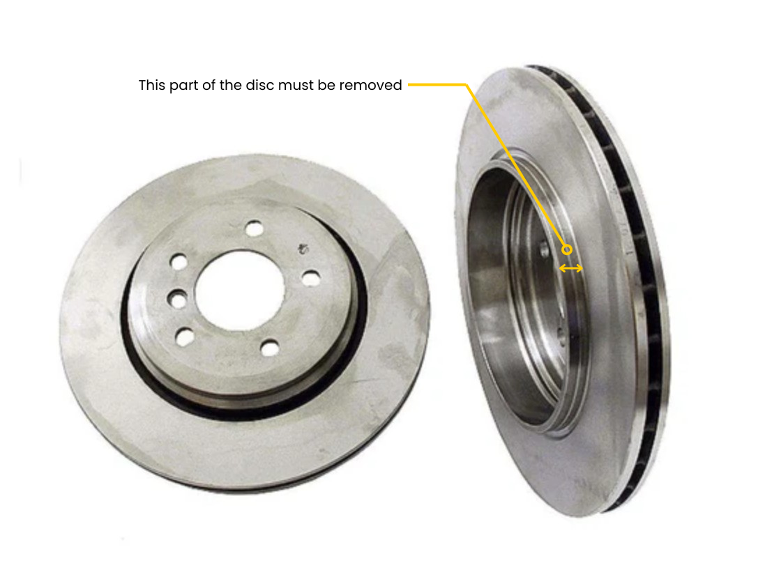 Rear second brake caliper bracket (adapter) BMW E46 (not BMW E46 M3, rear calipers BMW E39)